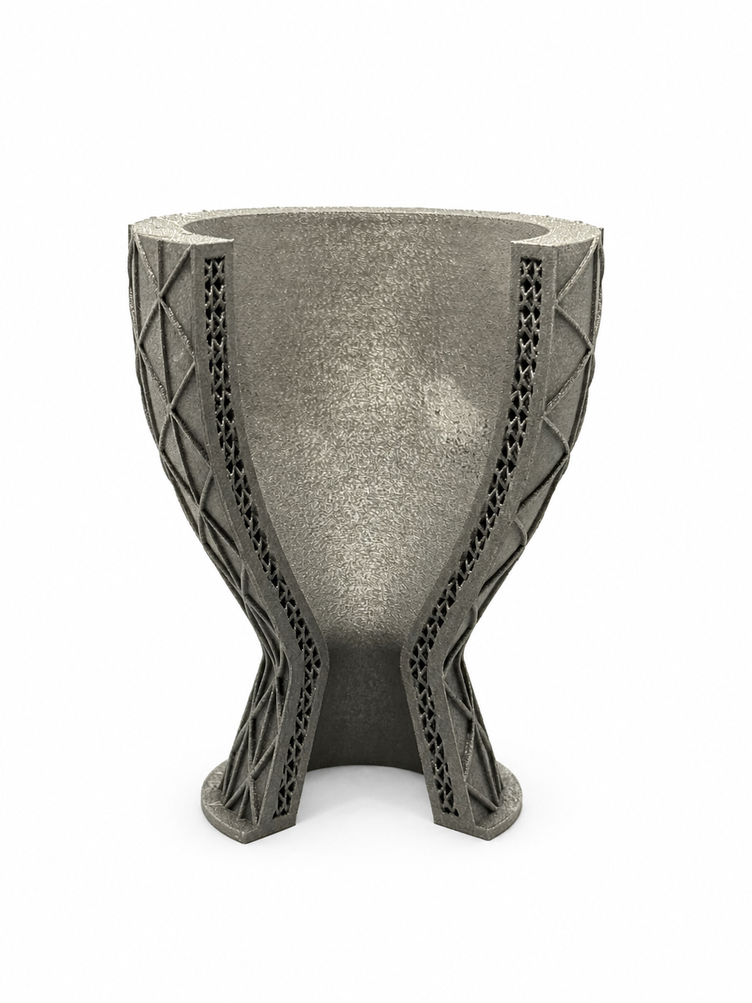 3D-printed rocket nozzle prototype with lattice reinforcement